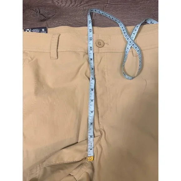 Eddie Bauer shorts women 2 Way Stretch 5”Inseam Hiking Outdoor Wear size 14 - Picture 10 of 13